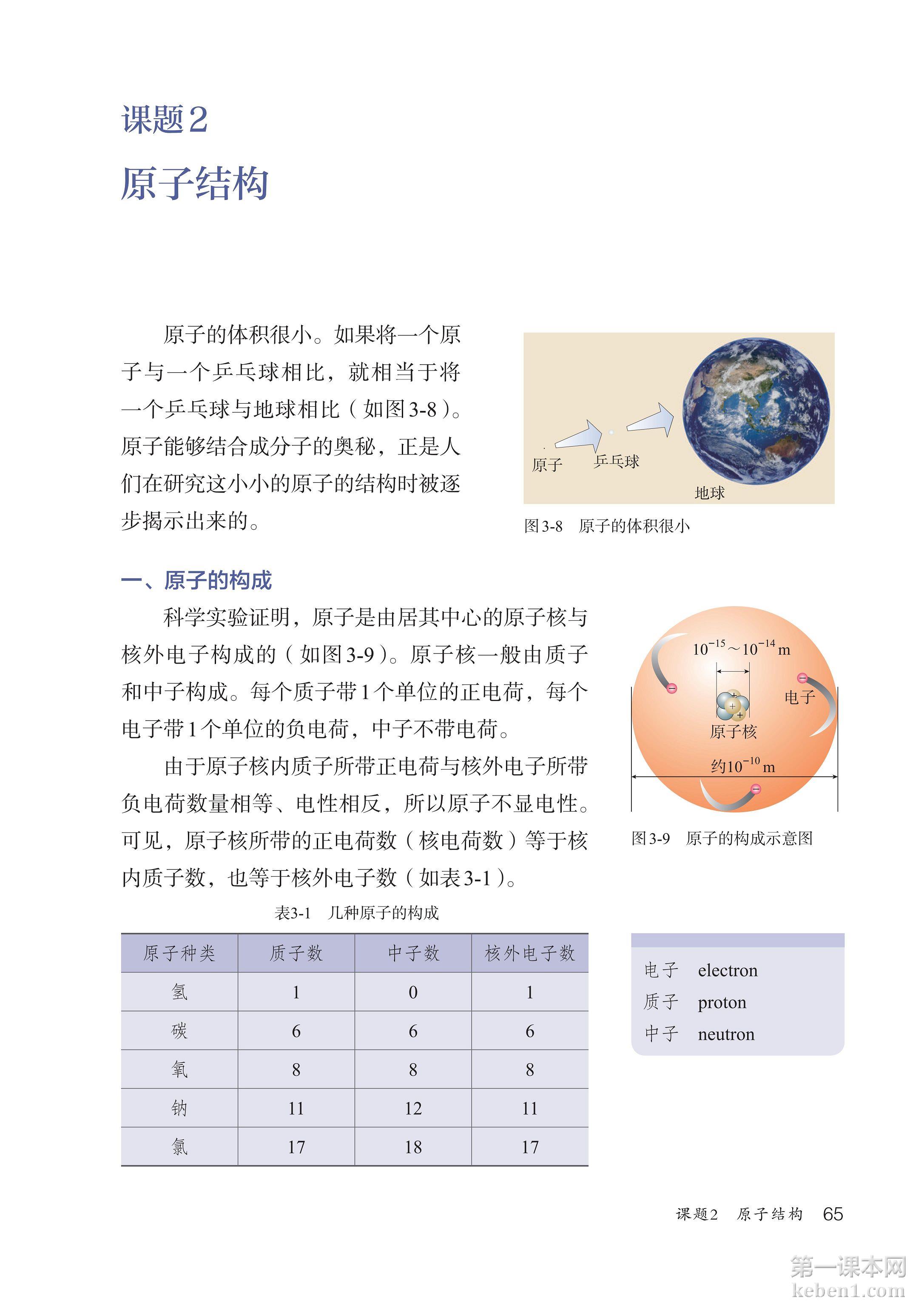 九年级化学上册人教版课本图片