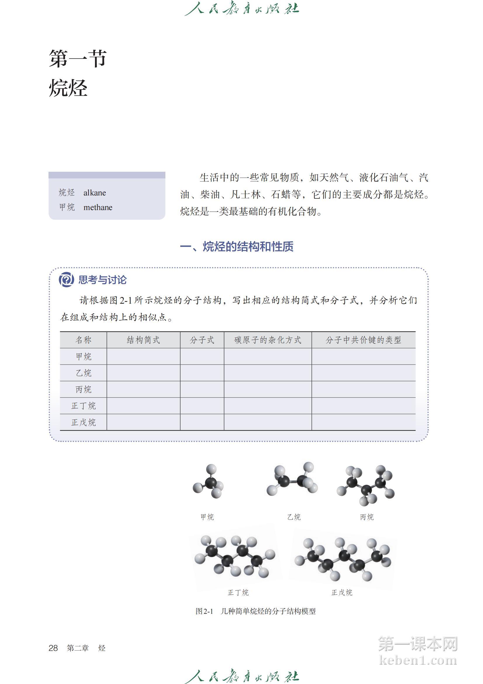 高中化学选修3人教版课本图片