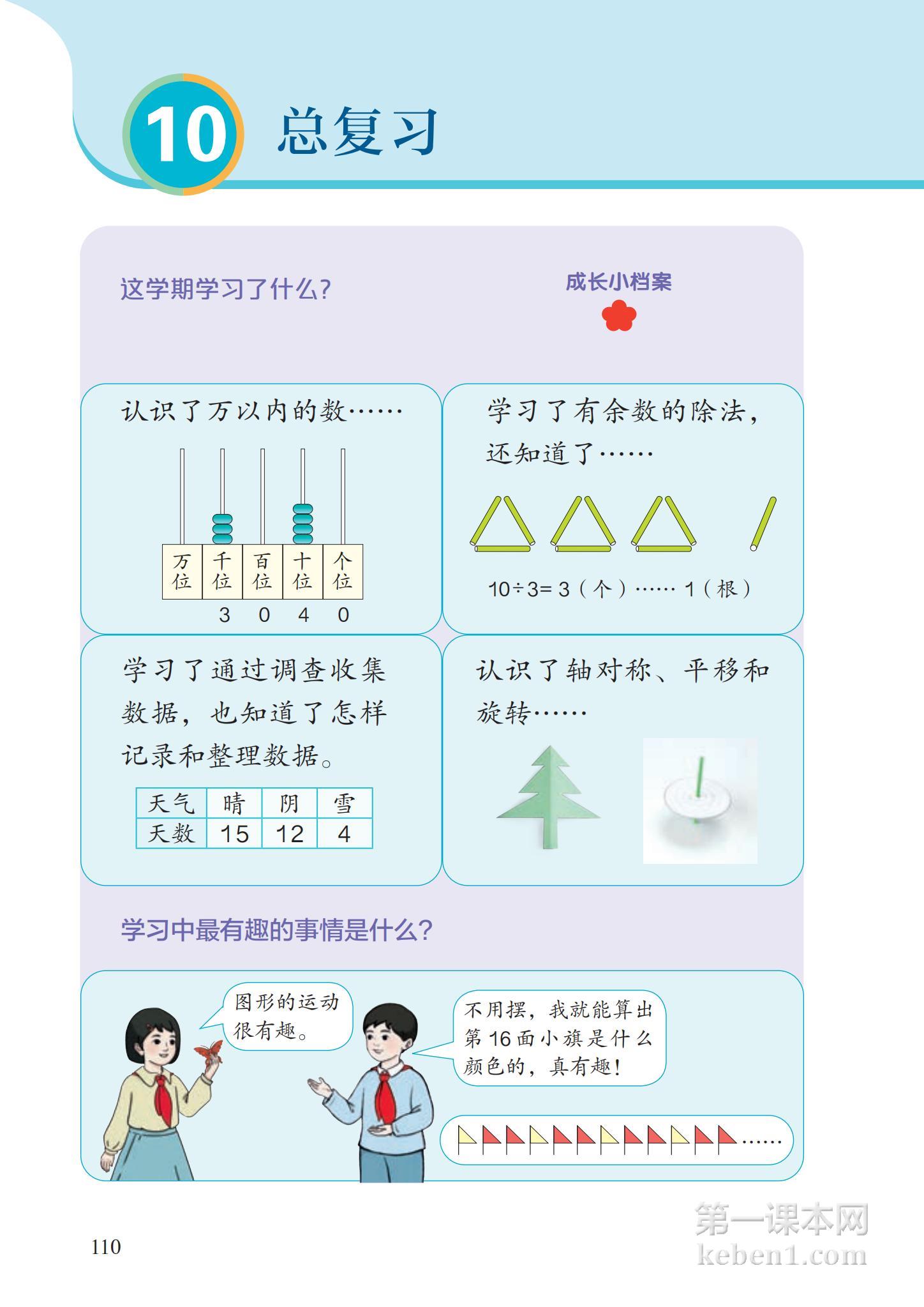 二年级人教版数学下册电子课本