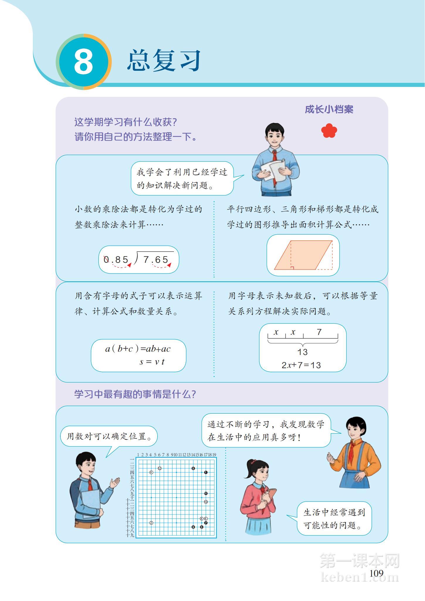 五年级人教版数学上册电子课本