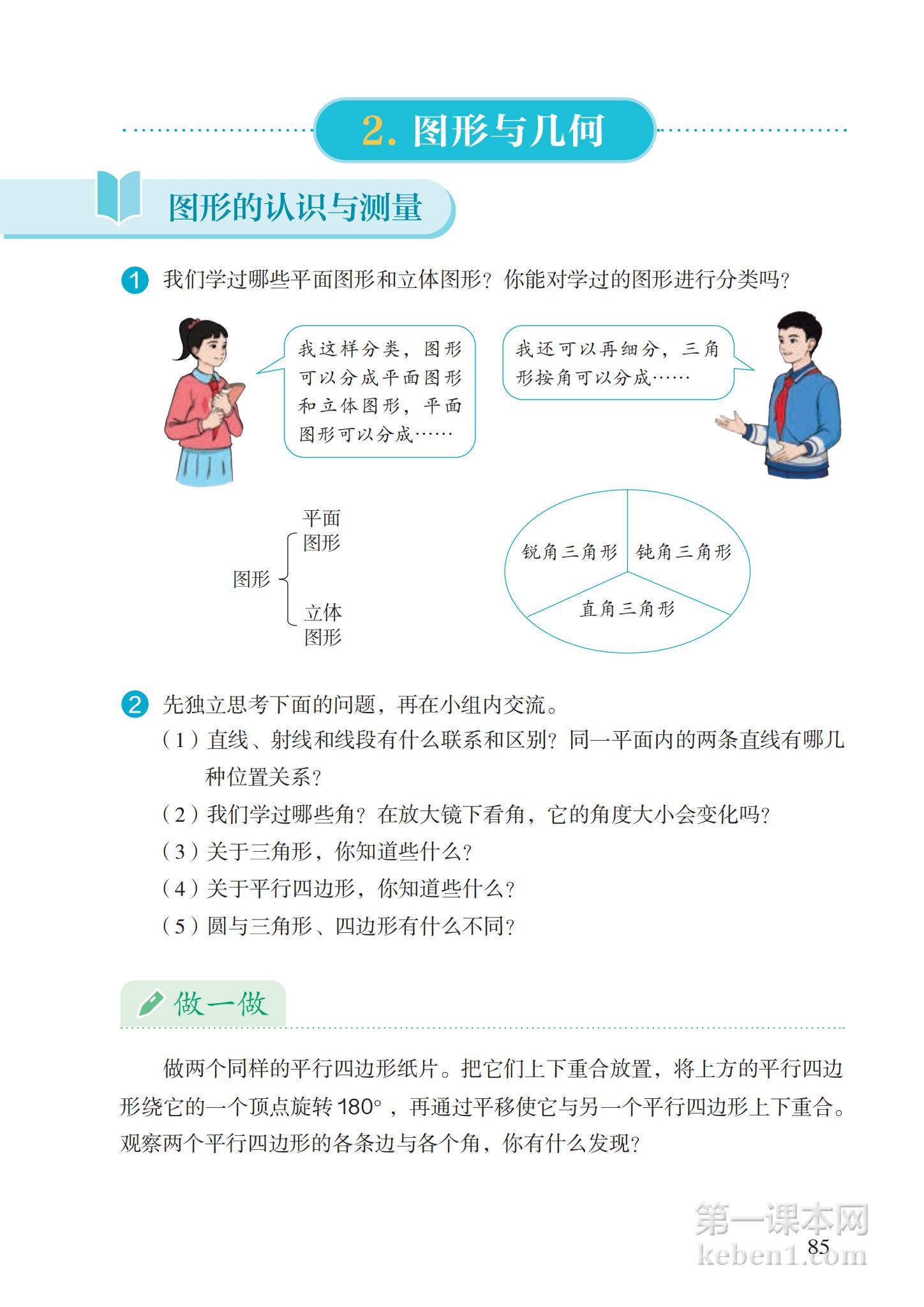 六年级人教版数学下册电子课本