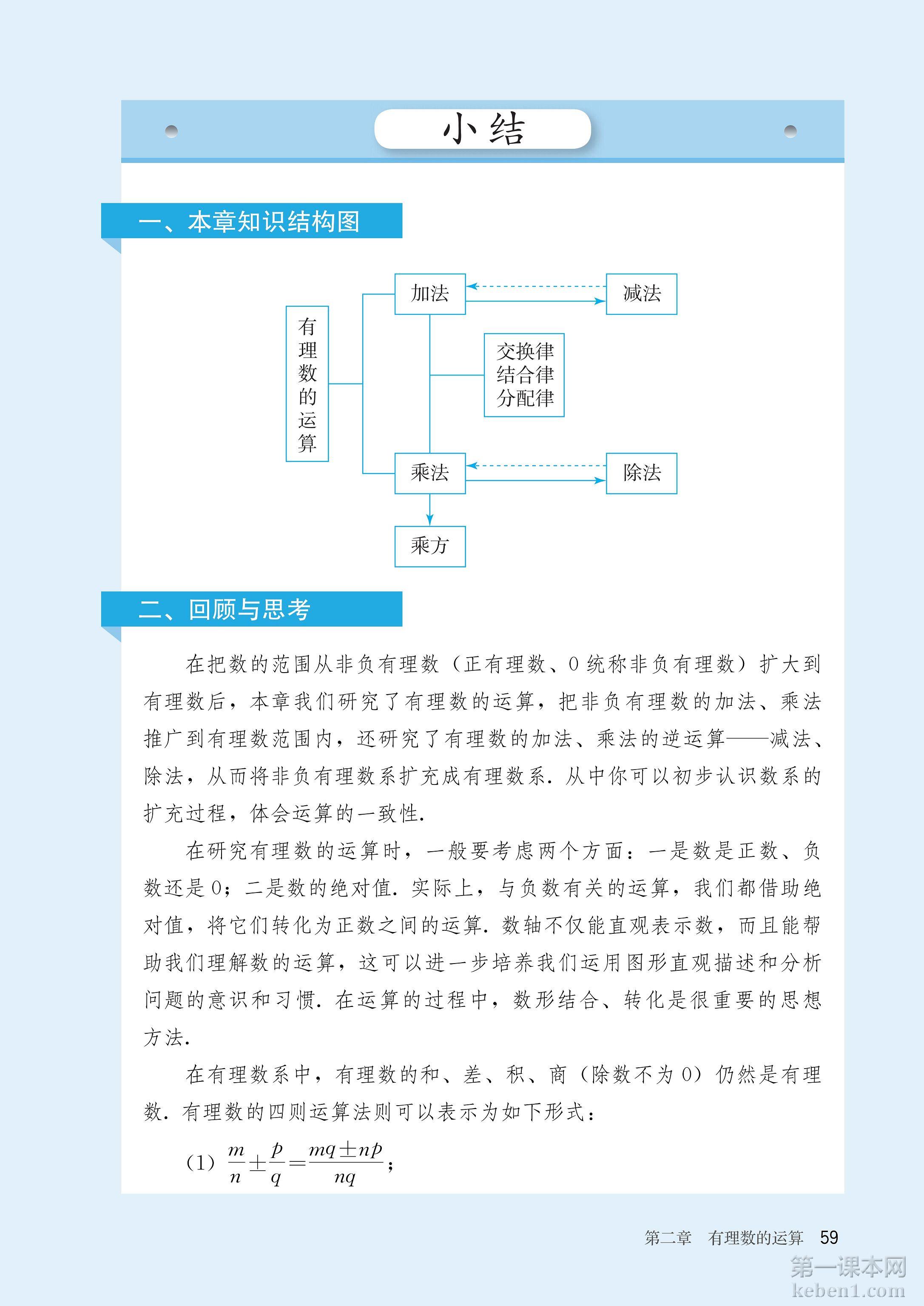 七年级人教版数学上册电子课本