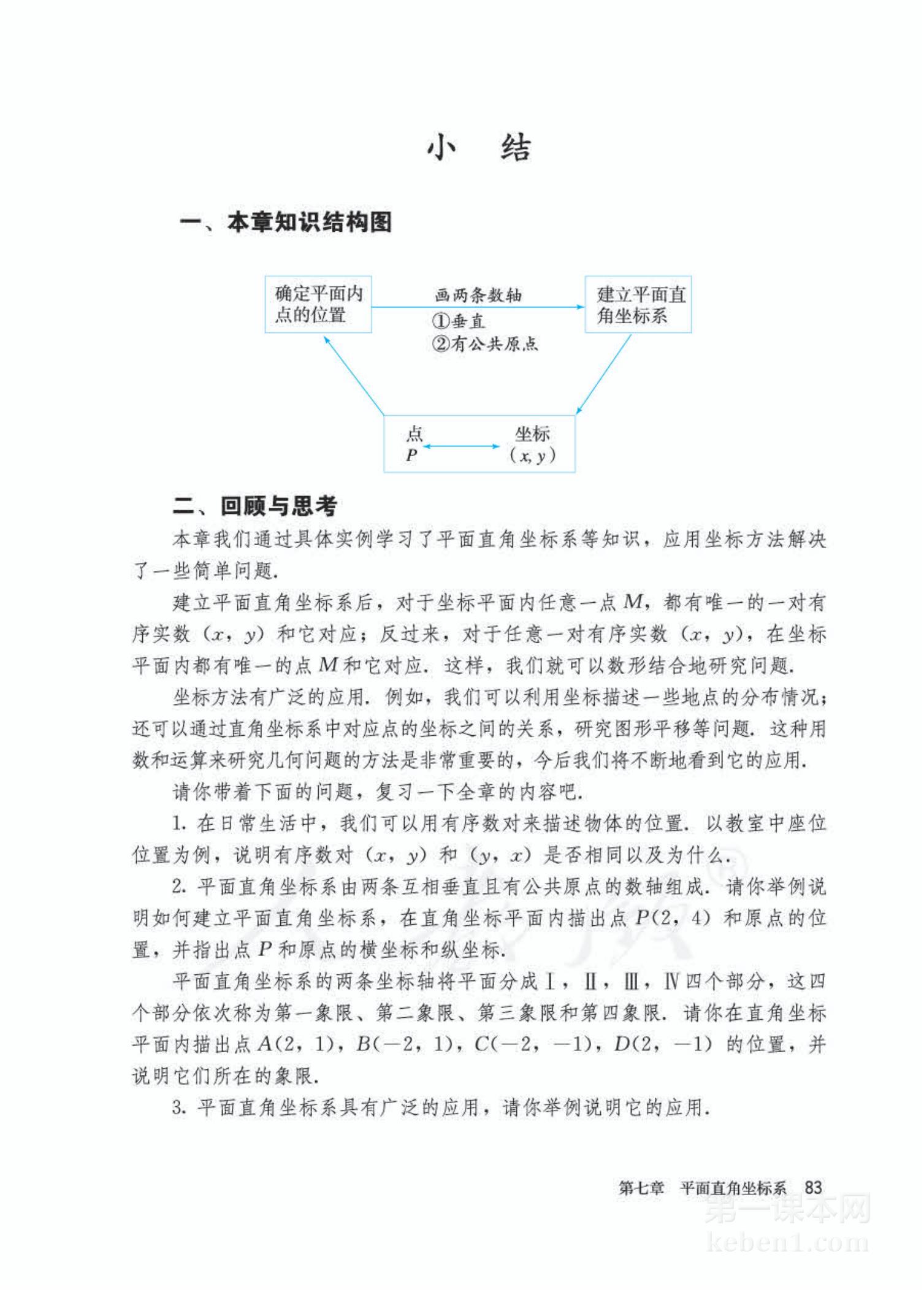 七年级人教版数学下册电子课本