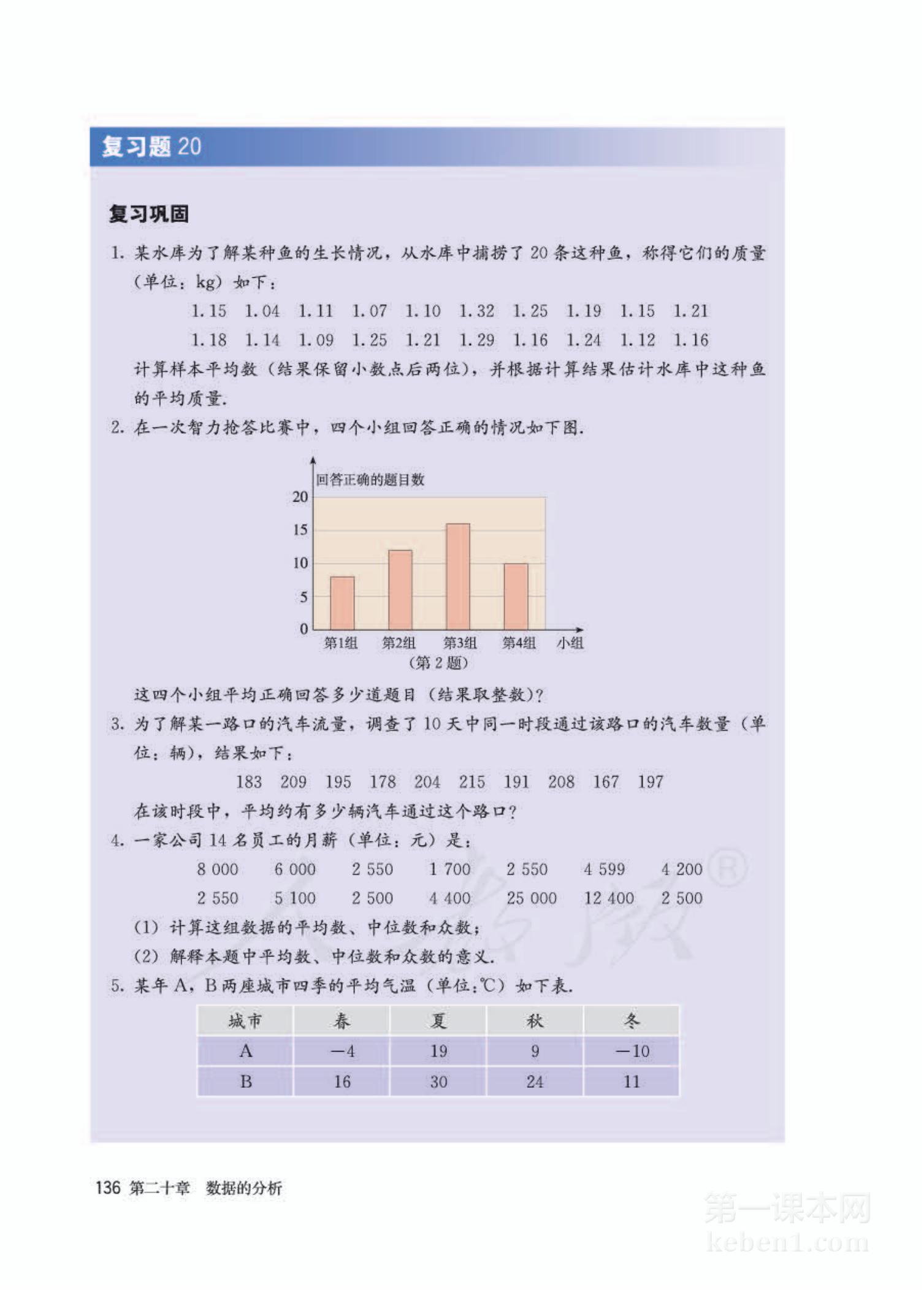 八年级人教版数学下册电子课本