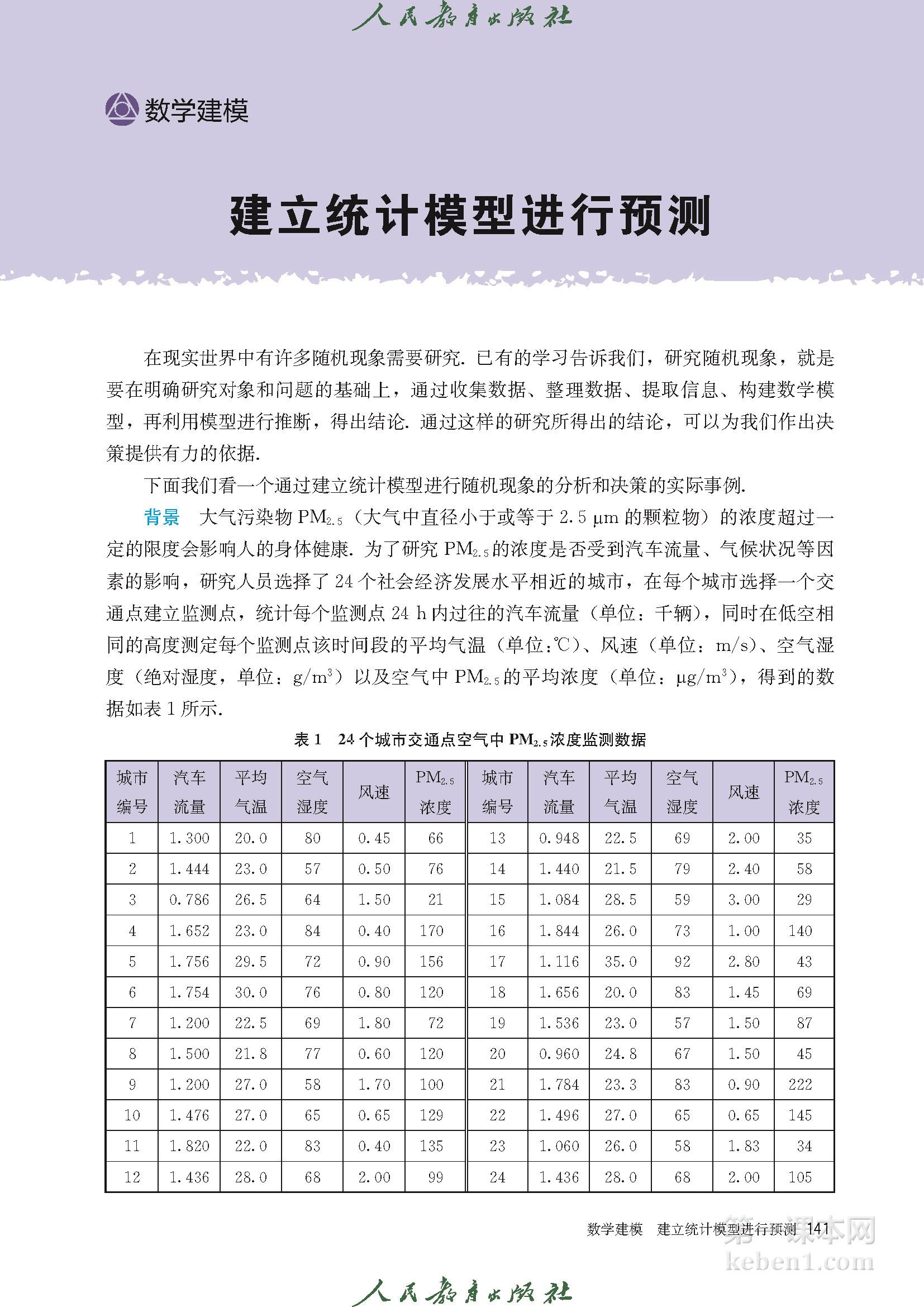 高中数学选择性必修三人教版A版