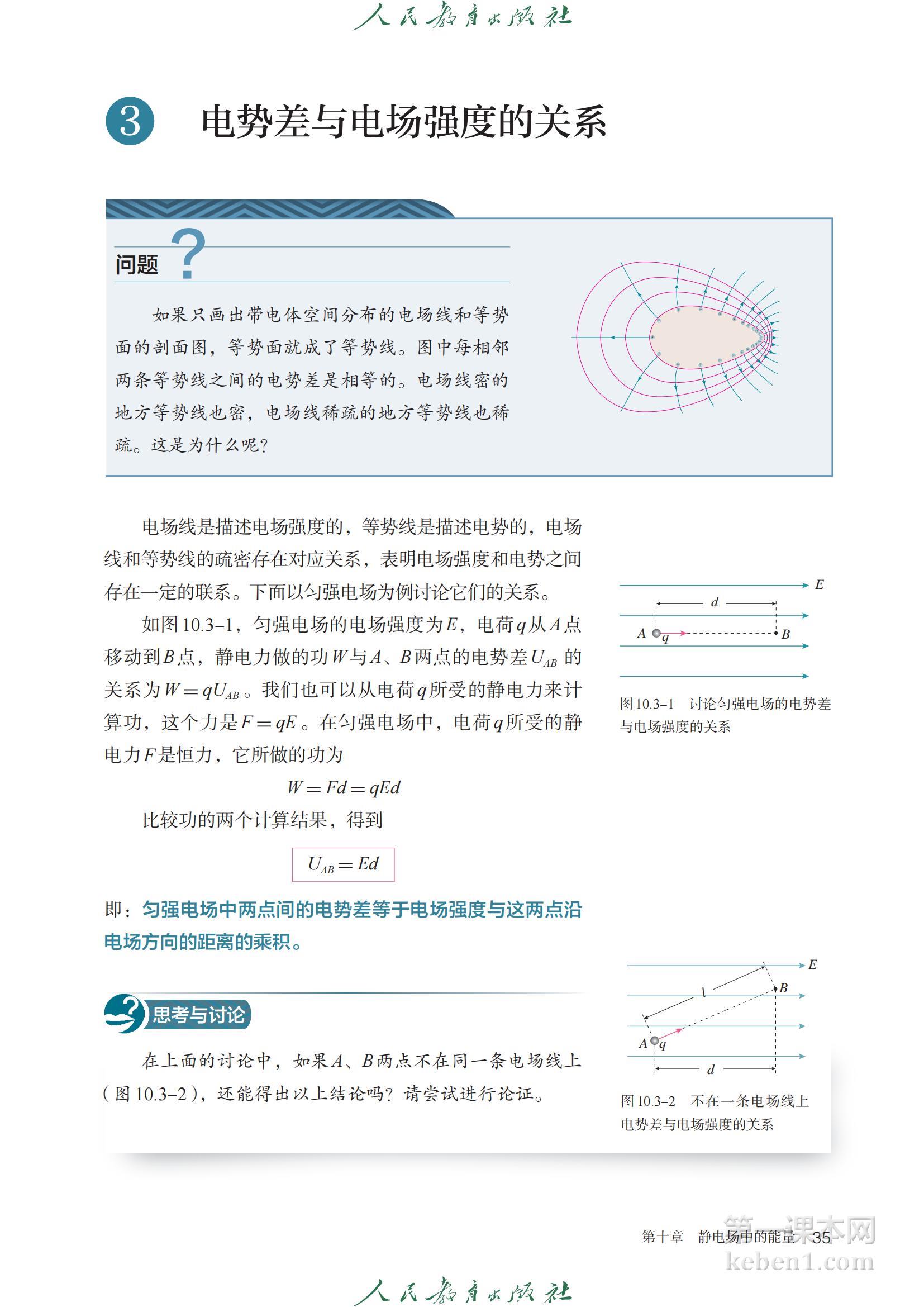 高中物理必修三人教版课本图片