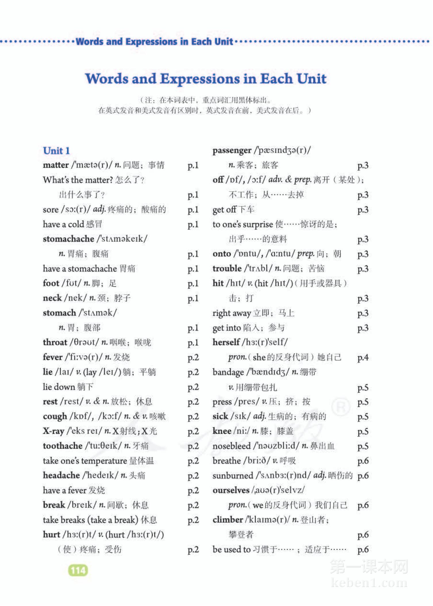 八年级人教版英语下册电子课本