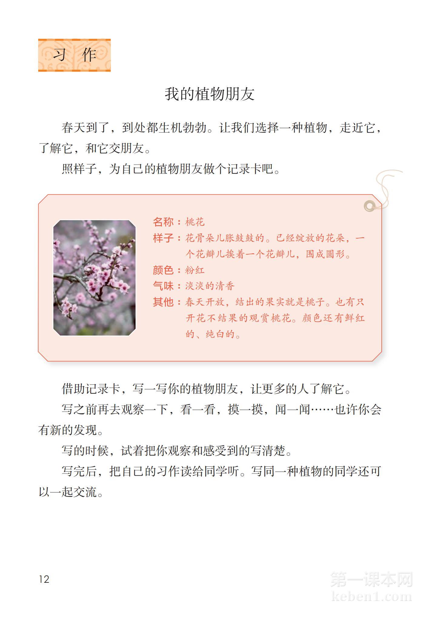 三年级部编版语文下册电子课本