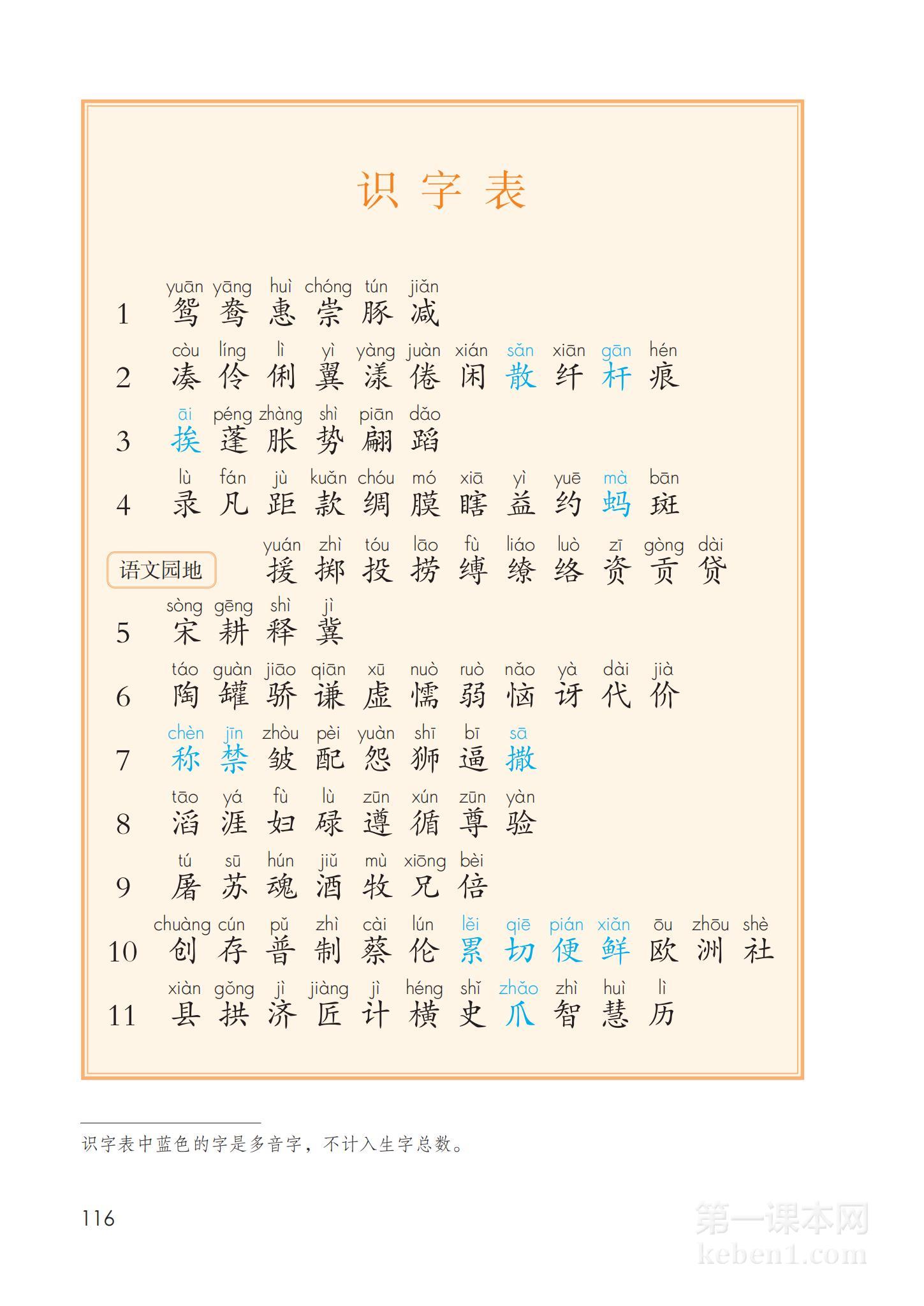 三年级部编版语文下册电子课本