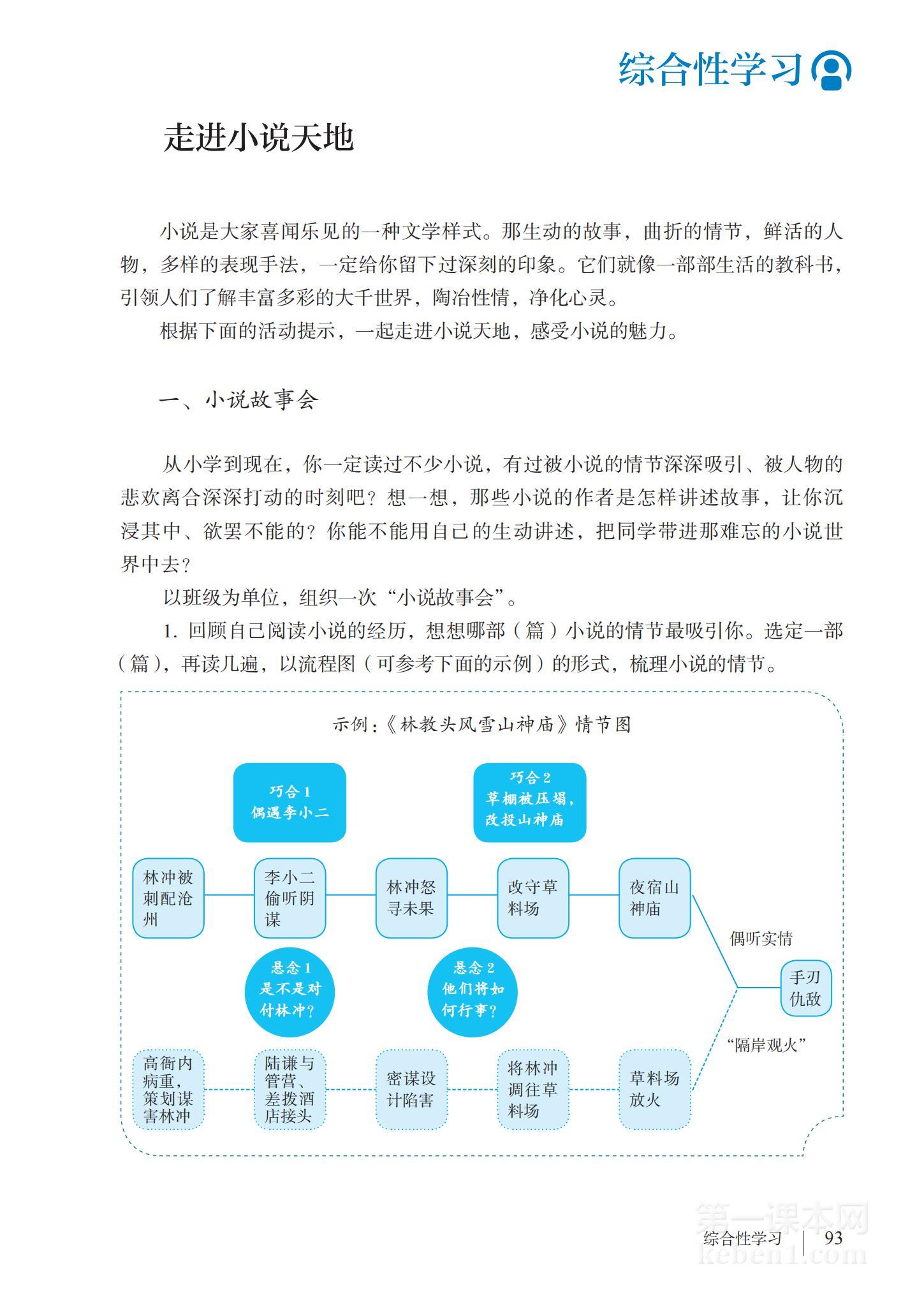 九年级部编版语文上册电子课本