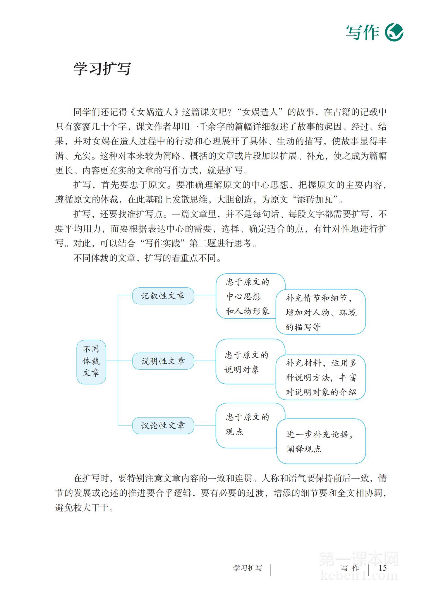 九年级部编版语文下册电子课本